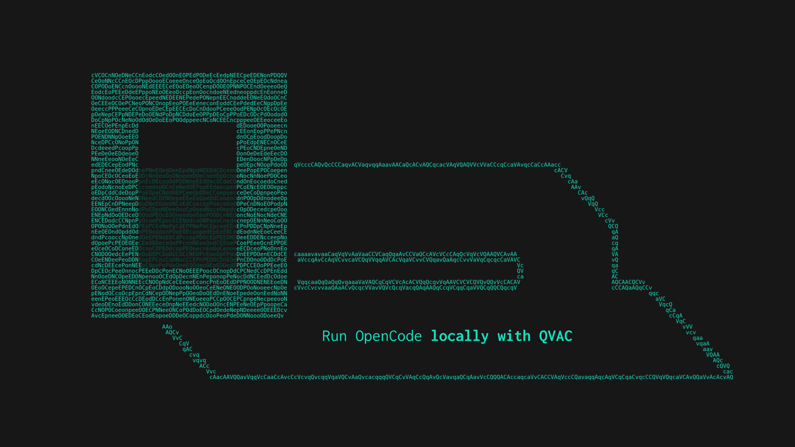 Run OpenCode locally with QVAC: a coding agent with no cloud