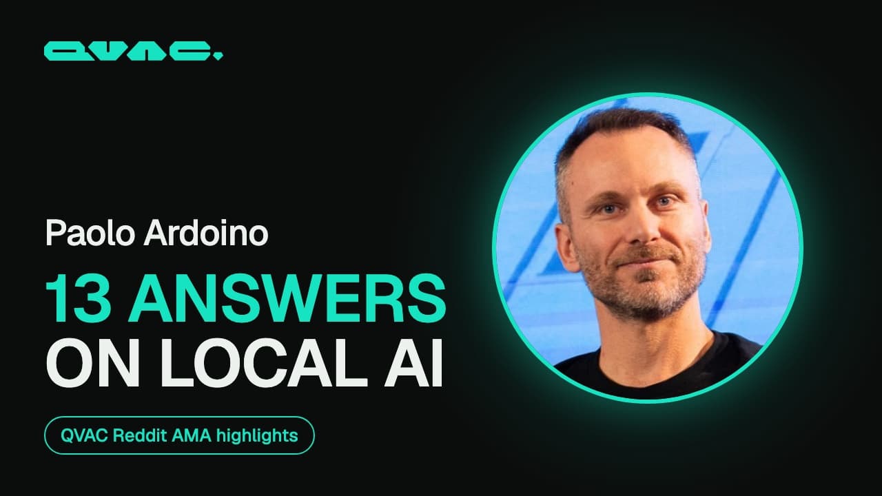 Paolo Ardoino on local AI: highlights from the QVAC AMA